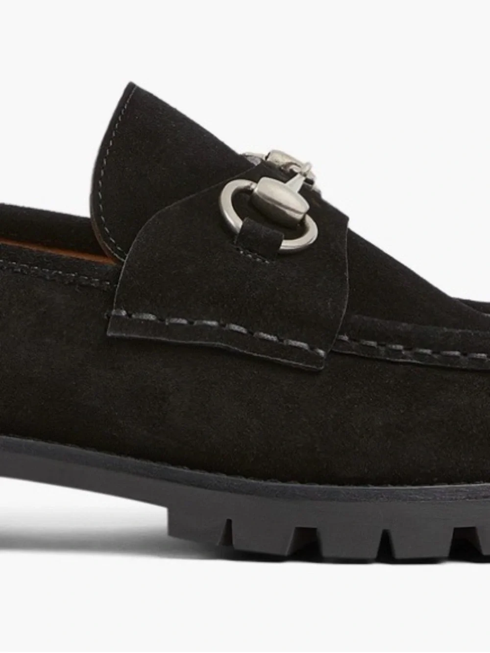 Gucci Black Suede Horsebit Silke Loafer, Men’s size 8 men’s